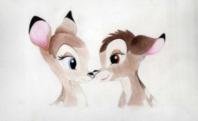 selbst erstellte Zeichnung von Bambie (: